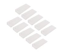 Fermaporta da pavimento ferma porta in TPR trasparente, 10 pezzi - Montaggio senza fori, antirumore e flessibile per protezione porte su ogni superficie