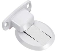 Fermaporta da pavimento, fermaporta magnetico fermaporta in acciaio inossidabile nastro adesivo multicolore viti senza trapano montaggio a parete(Black)