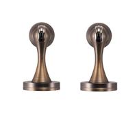 Fermaporta Da Pavimento Porta Di Aspirazione A Muro Con Aspirazione Magnetica Fermaporta Per Porta Della Camera Da Letto Anticollisione Urto 2Pezzi Bronzo