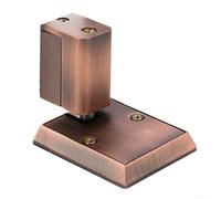 Fermaporta da pavimento regolabile bronzo rosso fermaporta da pavimento | Altezza regolabile, design antivento, per una robusta lega di zinco, impedisce lo sbattuto, facile da montare