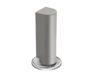 Fermaporta da terra 2 pezzi Fermaporte Magnetici | Nessuna punzonatura, aspirazione silenziosa, fermaporta for bagno interno, limitatore anticollisione e antivento(Grey)