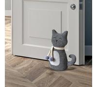 Fermaporta Decorativo a Forma di Gatto di Peluche, Ideale per La Casa E Non