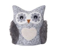 Fermaporta decorativo Elements in poliestere, gufo grigio