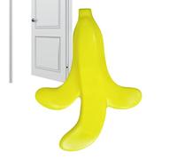Fermaporta decorativo - Fermaporta a forma di buccia di banana, silenzioso, ammortizzante, cuscino ammortizzante per parete, casa, hotel, posto di lavoro, lavanderia, armadio, cucina, bagno, camera da