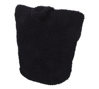 Fermaporta di Peluche Nero Sabbia, Portatile e Decorativo