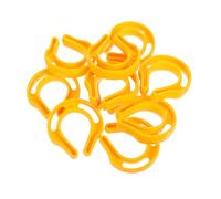 Fermaporta di Sicurezza Anti-pizzicamento 10 Pezzi Plastica Gialla | Spessore Maggiorato, Applicazione Versatile, per Camera da Letto e Scuole