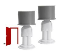 Fermaporta di sicurezza | Fermaporta di sicurezza - 2 x barriera adesiva anti-collisione rimovibile sicura insonorizzata senza fori per casa lavoro camera da letto