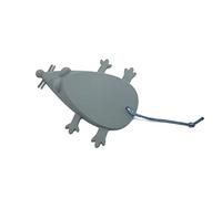Fermaporta di sicurezza in silicone a cuneo decorativo per topi grigio design pratico