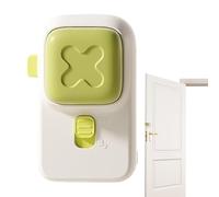 Fermaporta di sicurezza per bambini, in silicone ABS, protezione anti-pizzicamento, ideale per casa, camera da , cameretta dei bambini, frigorifero, armadio, 8,5 x 5,3 x 3,5 cm, bianco e verde, 2