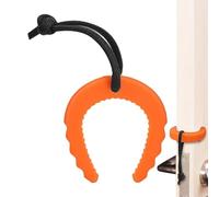 Fermaporta di sicurezza per riduzione del rumore, clip a forma di C | Porta per mantenere la porta aperta per i bordi superiori cerniera casa soggiorno bagno cucina appartamento dormitorio