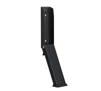 Fermaporta di sicurezza senza punzonatura da 1 pezzo Fermaporte Magnetici | Blocca cancello Blocca porta antivento Blocca porta anticollisione Hardware(Black)