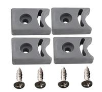 Fermaporta doccia con vite 4 set Fermaporta scorrevole di ricambio preforato Blocco anticollisione protettivo Accessori doccia Fermaporta scorrevole Accessori doccia Fermaporta in gomma Fermaporta per