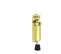 Fermaporta Easy Step Fermaporta Kickdown Supporto telescopico on/off caricato a molla Hardware casuale(Small-Gold)