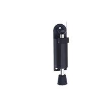Fermaporta Easy Step Fermaporta Kickdown Supporto telescopico on/off caricato a molla Hardware casuale(Small-Black)