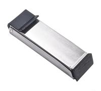 Fermaporta ecologico con supporto magnetico a parete, base liscia per proteggere il pavimento dai graffi (argento)