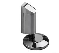 Fermaporta facilmente regolabile; progettato per superfici piane come piastrelle o legno; l'innovativa tecnologia di assorbimento degli urti riduce al minimo il rumore (cromo lucido)
