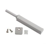 Fermaporta fai da te con apertura a pressione per armadi da cucina e armadi, chiusura magnetica (bianco)