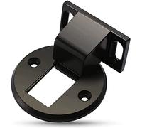 Fermaporta Fermaporta a parete Fermaporta magnetico, serratura in lega di zinco, fermaporta anticollisione invisibile Fermaporta regolabile in altezza, for porta della cucina del bagno, oro(Noir)