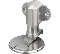 Fermaporta Fermaporta a parete Forte fermaporta magnetico, fermaporta anticollisione, senza punzonatura, porta della camera e fermaporta regolabile in altezza del bagno, for cucina bagno, nero(Green)