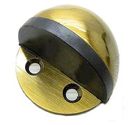 Fermaporta Fermaporta a pavimento a mezza cupola in acciaio inossidabile, anticollisione, protezione di pareti e porte, for casa, ufficio, antivento, nessuna necessità di perforazione(Brass)