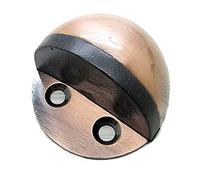 Fermaporta Fermaporta a pavimento a mezza cupola in acciaio inossidabile, anticollisione, protezione di pareti e porte, for casa, ufficio, antivento, nessuna necessità di perforazione(Red Bronze)