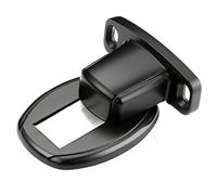 Fermaporta, fermaporta antico, fermaporta, fermaporta, invisibile antivento, fermaporta installato sul terreno dietro la porta, nero (colore: nero) (colore: nero)