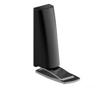 Fermaporta | Fermaporta antiscivolo per pavimento, fermaporta con aspirazione a terra in materiale ABS, non richiede installazione di trapano, previene collisioni e protegge le pareti (nero)