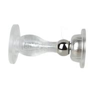 fermaporta Fermaporta Cuscinetto anti-collisione in silicone trasparente Dispositivo di aspirazione della porta Nessuna foratura con tenuta di nastri adesivi ferma porta(Clear)