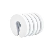 Fermaporta Fermaporta di sicurezza in schiuma for la casa, for cucina e camera da letto, for bambini, con protezione for le dita per Porte e Pavimenti in Vari Materiali(White)