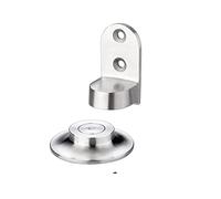Fermaporta, fermaporta, dispositivo di aspirazione for porta 304 senza fori, fermaporta anticollisione, tocco della porta domestica Forte aspirazione magnetica a parete(Noir)