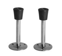 fermaporta Fermaporta for montaggio a parete Paraurti fermaporta con punta in gomma, lunghezza totale 90 mm, confezione da 2 for protezione porta a muro ferma porta