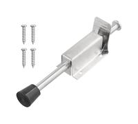 Fermaporta fermaporta in acciaio inox con comando a pedale, fermaporta con viti in gomma, per porta in metallo, per interni ed esterni, porta del balcone, 200 mm