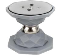 Fermaporta， Fermaporta in silicone, fermaporta magnetico anticollisione antivento, 54x48 mm.(Gris)