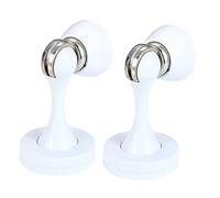 fermaporta Fermaporta magnetico, confezione da 2, fermaporta magnetico, montaggio a pavimento, montaggio a parete, chiusura magnetica for mantenere le porte aperte magnetico(White gold)