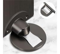 fermaporta Fermaporta magnetico Fermaporta autoadesivo montato a pavimento, senza trapano, supporto magnetico for porte spazzolate ferma porta(Grey)