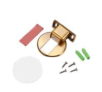 Fermaporta Fermaporta magnetico for porta, fermaporta invisibile, montaggio a parete e pavimento, fermo di sicurezza in acciaio inox, ventosa for, forniture for camera da letto(Yellow Bronze)