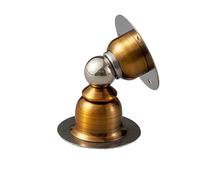 fermaporta Fermaporta magnetico for trattenere e fermare la porta Opzioni di montaggio flessibili Protegge le pareti di tutte le stanze magnetico(Yellow bronze)
