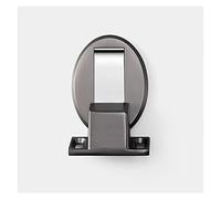 fermaporta， Fermaporta magnetico in acciaio inossidabile for tenere aperta la porta, fermaporta di sicurezza invisibile anticollisione for casa(Black Nickel)