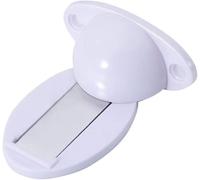 Fermaporta Fermaporta magnetico nascosto in plastica ad alta resistenza senza chiodi, metallo nero bianco(Wit)