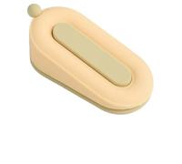 fermaporta Fermaporta rimovibile, fermaporta in silicone a forma di ciambella, cuneo for moquette, tappetino anticollisione e resistente al vento for qualsiasi pavimento(Beige (1 PC))