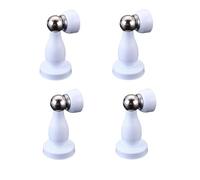 Fermaporta for interni for proteggere le pareti, fermaporta anti-collisione for camera da letto in acciaio inossidabile for porta di collisione con aspirazione a terra(Ivory)