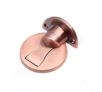 Fermaporta for porta antiruggine con aspirazione a pavimento nascosta in acciaio inossidabile Fermaporta for aspirazione a terra magnetica senza punzonatura 1 pezzo(Brushed Silver)