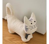 Fermaporta Gatto Decorativo per Prevenzione Porta Silenziosa Utilizzando Cotone