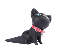 Fermaporta Gatto Sicuro in Pvc Nero Antiscivolo per Casa e Ufficio | Protezione Dita, Resistente e Non Graffia, Blocca Urti, per Porta, Stile Decorativo Compatto Colore Casuale