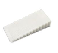 Fermaporta Gomma antiscivolo Non c'è bisogno di praticare fori Può spostare Fermaporta Uso domestico Cuneo anteriore anticollisione Casa(White-Small)