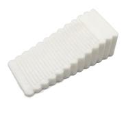 Fermaporta Gomma antiscivolo Non c'è bisogno di praticare fori Può spostare Fermaporta Uso domestico Cuneo anteriore anticollisione Casa(White-Large)