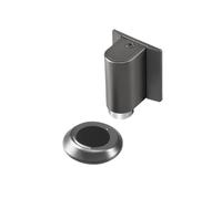 Fermaporta Grigio Nero Base senza chiodi Hardware Chiusura Prevenzione Arresto più vicino(Gray)
