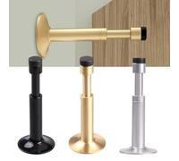 Fermaporta idraulico, resistente in lega di rame e alluminio con gomma silenziosa per protezione delle pareti, installazione senza trapano per casa e ufficio