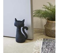 FERMAPORTA IMBOTTITO A FORMA DI GATTO NERO