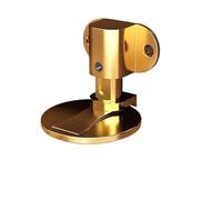 Fermaporta in acciaio inossidabile antiperforazione, fermaporta magnetico resistente, invisibile for pavimento del bagno, mobili Per Hotel, Soggiorni(Bright gold)